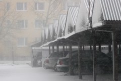 Atak zimy w Olsztynie