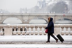 Atak zimy w Paryżu