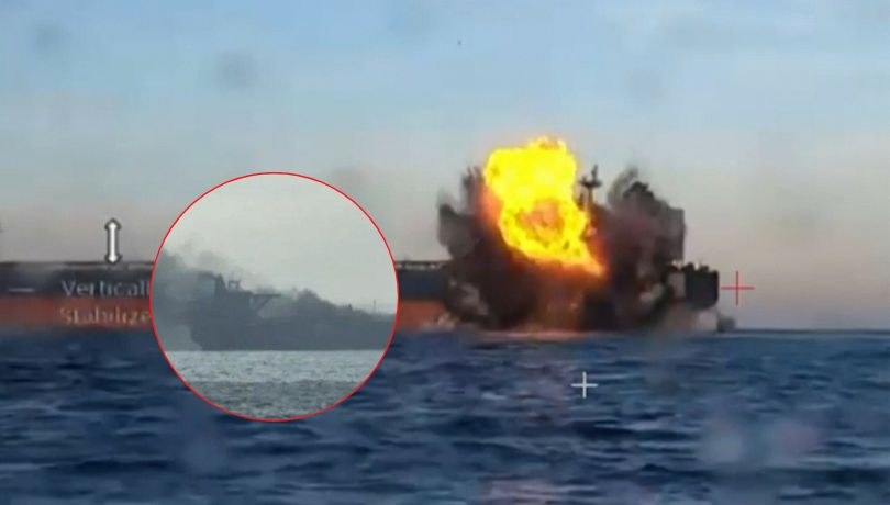 Ataki dronów na Morzu Czarnym /-/AFP/East News/x/Zrzut ekranu /East News