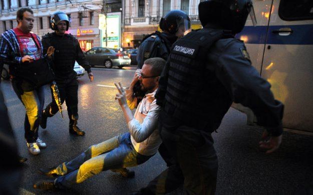 Ataki hakerów miały związek z manifestacjami opozycji w  rosyjskich miastach /AFP
