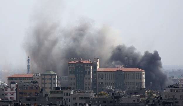 Ataki w Strefie Gazy /MOHAMMED SABER  /PAP/EPA