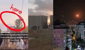 Atakowali z powietrza, wody i lądu. Filmy pokazują moment ataku na Izrael