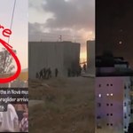 Atakowali z powietrza, wody i lądu. Filmy pokazują moment ataku na Izrael