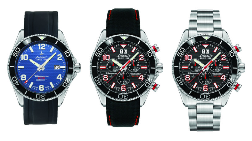 Atlantic Worldmaster Diver - elegancki zegarek, który przertwa nie tylko bankiet... /materiały prasowe