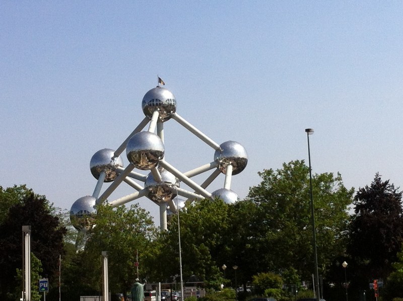 Atomium w Brukseli /Katarzyna szymańska- Borginion  /RMF FM