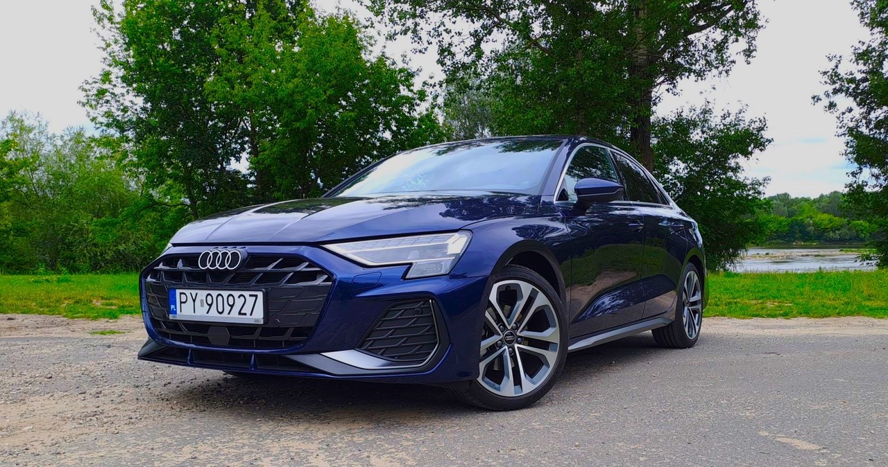 Audi A3 ostatnio przeszło modernizację. Najłatwiej poznać je można m.in. po przeniesionym nieco w górę logo. /Maciej Olesiuk /INTERIA.PL