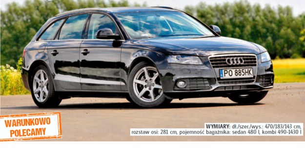 Używane Audi A4, BMW 3 i Mercedes klasy C za 3050 tys. zł