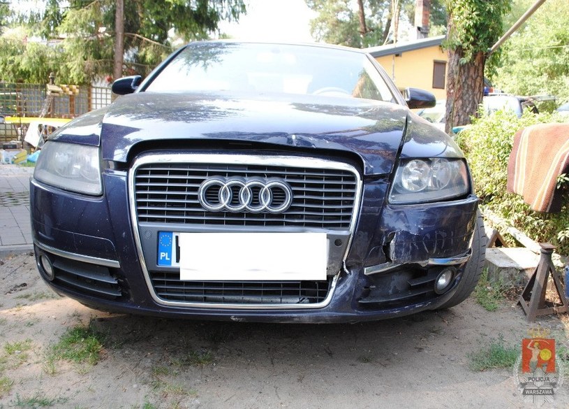 Audi A6 sprawcy kolizji /Policja