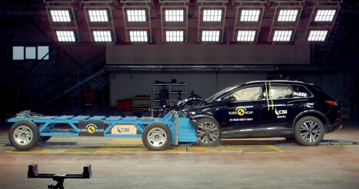 Audi Q4 e-tron - 5 gwiazdek w Euro NCAP /Informacja prasowa