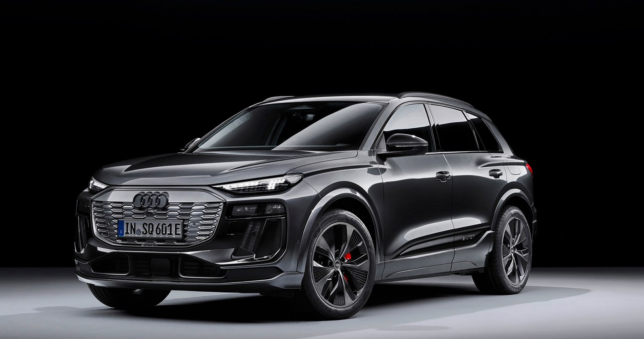 Audi Q6 e-tron wygląda jak e-tron GT w wariancie SUV. Na zdjęciu wariant SQ6 /materiały prasowe