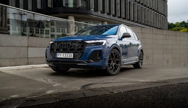 Audi Q7 60 TFSI e. Absolutnie nie wjeżdżaj nim na chodnik