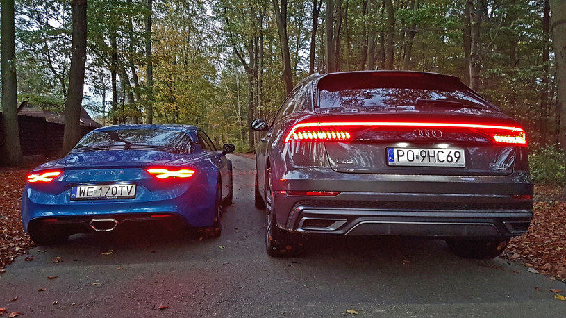 Audi Q8 i Alpine A110 /INTERIA.PL
