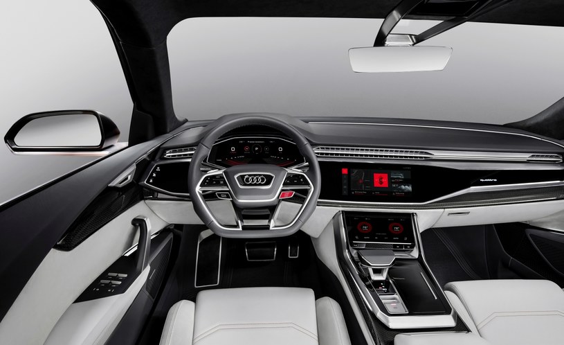 Audi Q8 sport concept ma na stałe zainstalowany system Android /INTERIA.PL/informacje prasowe