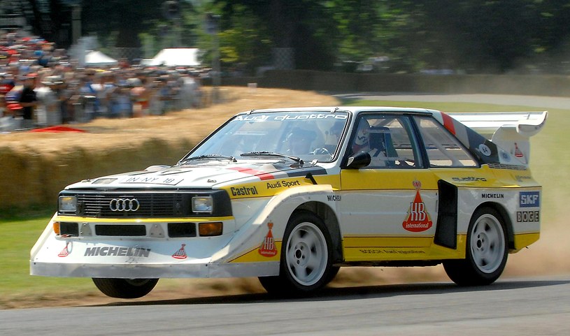 Audi quattro Rallye S1 w latach osiemdziesiątych świeciło triumfy w słynnej Grupie B /Getty Images