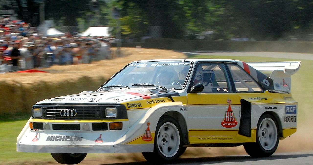 Audi quattro Rallye S1 w latach osiemdziesiątych świeciło triumfy w słynnej Grupie B /Getty Images