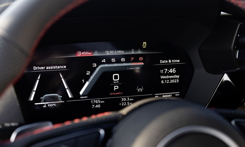 Audi S3 po modernizacji otrzymało nowy tryb jazdy - dynamic+. /materiały prasowe