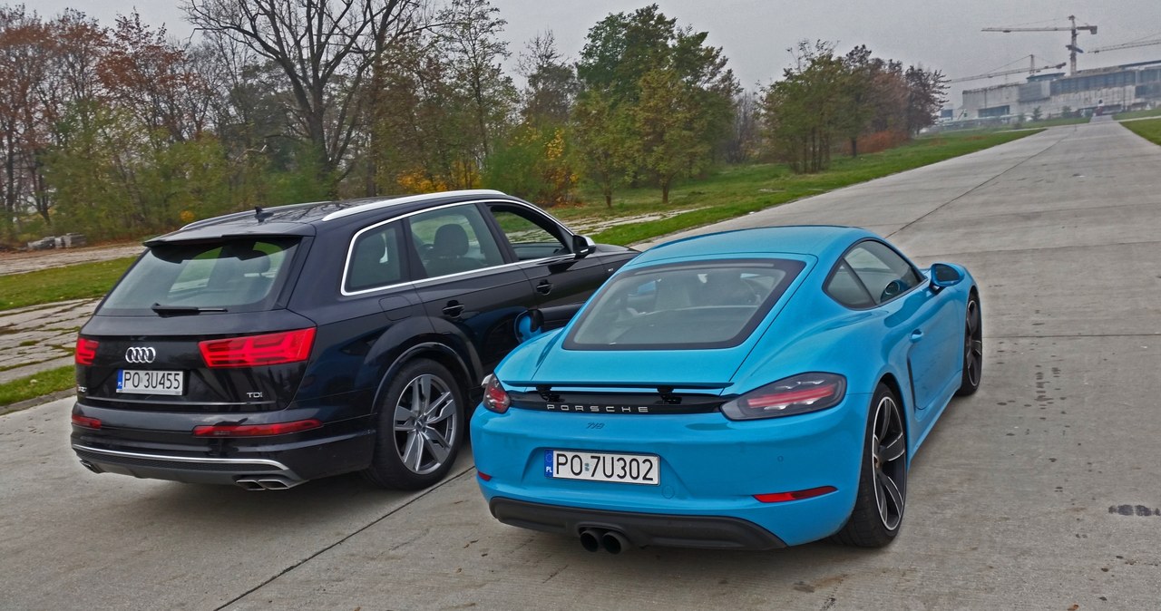 Audi SQ7 TDI kontra Porsche 718 Cayman S /INTERIA.PL