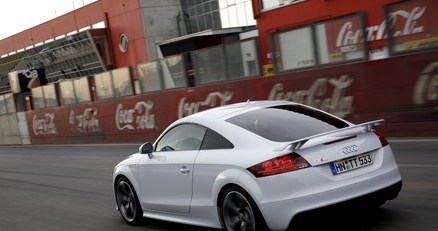 Audi TT RS coupe na torze Zolder /Informacja prasowa