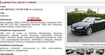 Audi w Polsce, przebieg 5 tys. km / Kliknij /Informacja prasowa