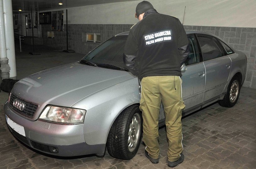 Audi z 1999 roku / Fot: Straż Graniczna /Informacja prasowa