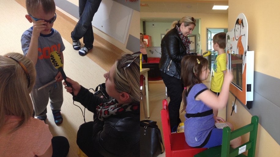 Audiobooki z piękną bajką o Królewnie Śnieżce od RMF FM dotarły do małych pacjentów Szpitala Dziecięcego we Wrocławiu /Barbara Zielińska /RMF FM