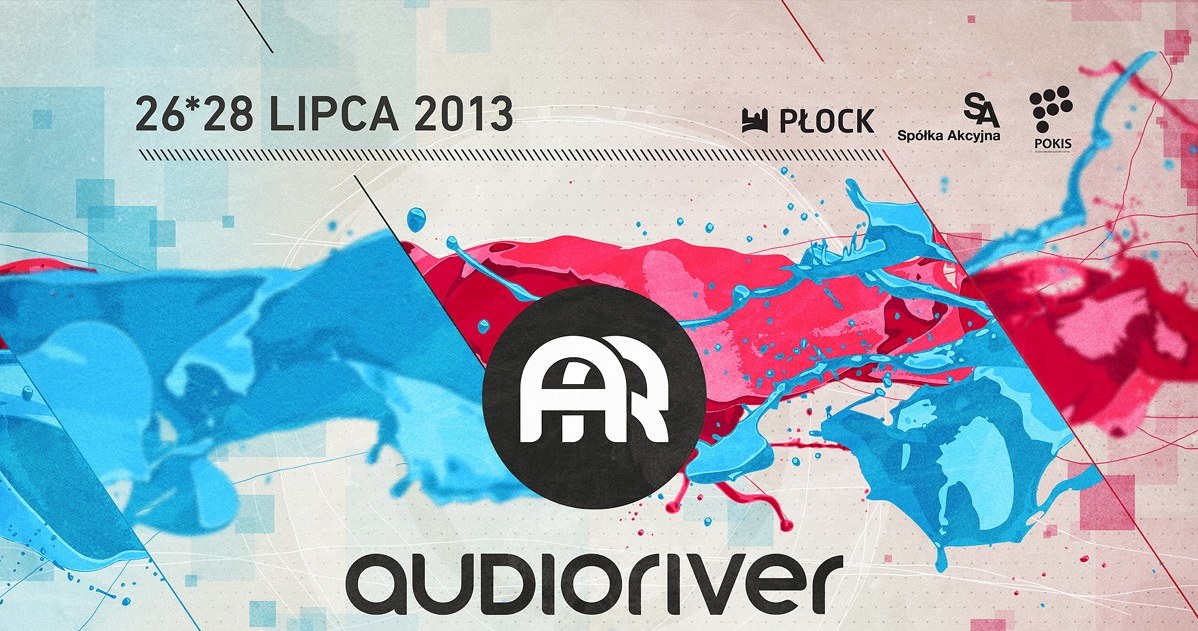 Audioriver 2013 - oficjalny plakat festiwalu /materiały prasowe