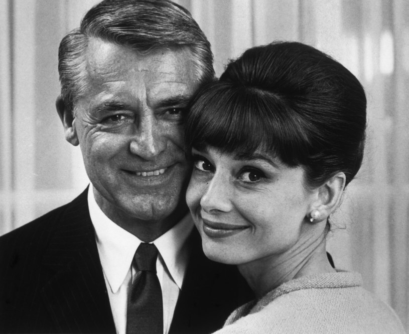 Audrey Hepburn i Cary Grant /Philippe Halsman /Agencja FORUM