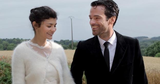 Audrey Tautou i Romain Duris w scenie z filmu "Dziewczyna z lilią" /materiały dystrybutora