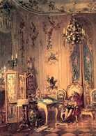 August Brockmann, Voltaire w swoim gabinecie w pałacu w Sanssouci, 1874 /Encyklopedia Internautica