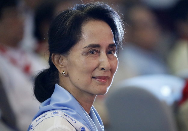 Aung San Suu Kyi /NYEIN CHAN NAING  /PAP/EPA