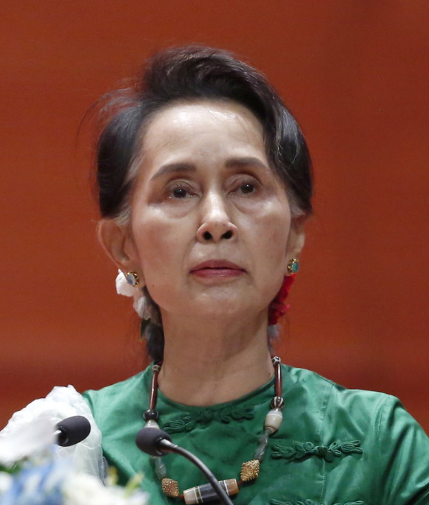 Aung San Suu Kyi /HEIN HTET /PAP/EPA