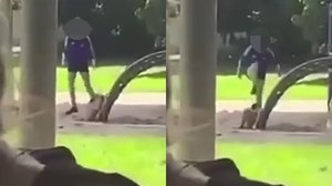 Australia: Szokujące sceny na placu zabaw. Nastolatek skakał po głowie dziewczynki
