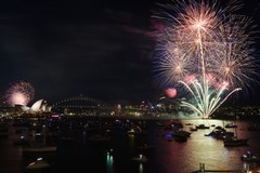 Australia: Wielki noworoczny pokaz ogni sztucznych w Sydney