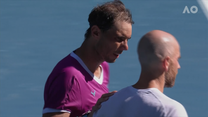 Australian Open. Rafael Nadal - Adrian Mannarino - SKRÓT. WIDEO