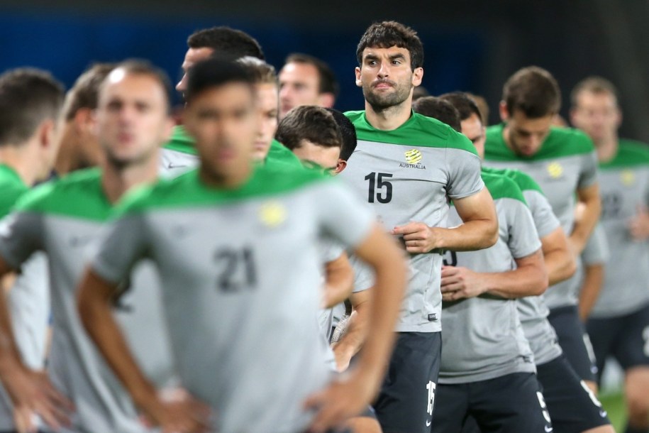 Australijczycy w czasie treningu /FERNANDO BIZERRA JR. /PAP/EPA