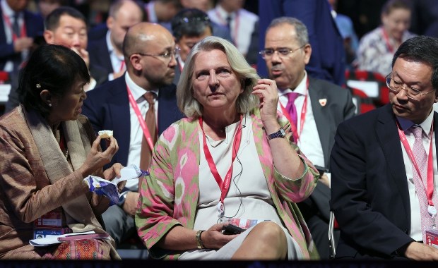 Austriacka polityk przeniosła się do Rosji. Samolot wojskowy przetransportował jej kucyki