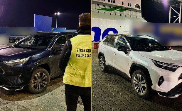 Auta skradzione w Norwegii odnalezione w Gdyni. Zatrzymanie podczas kontroli promu  