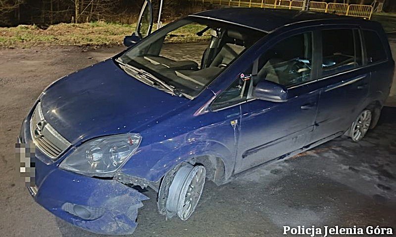 Auto, którym jechała 49-latka /Policja