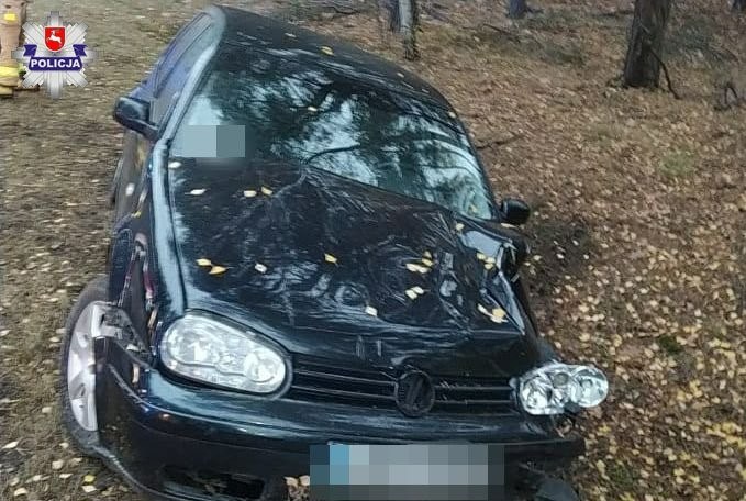 Auto, którym podróżowała 41-latka /Policja Lubelska /Policja