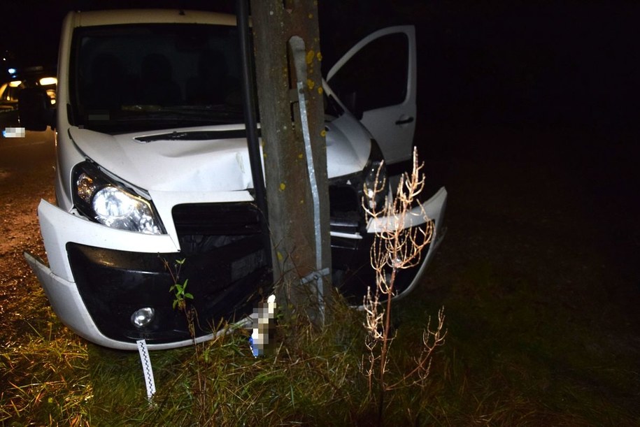 Auto, którym uciekał 31-latek /KPP Janów Lubelski /Policja