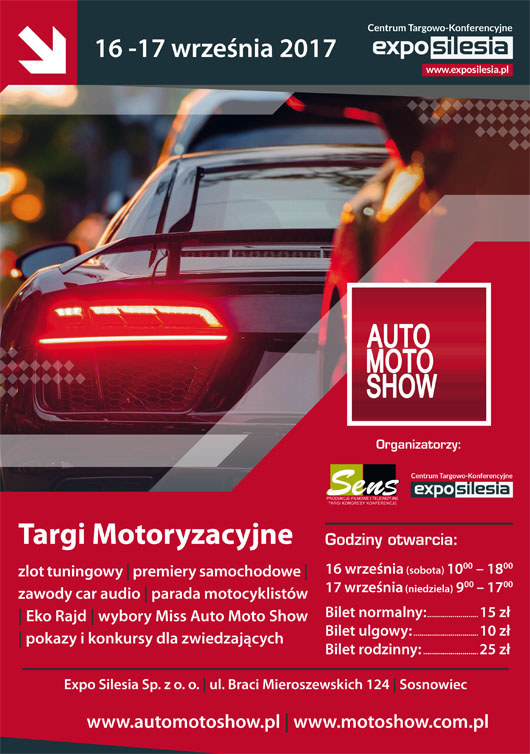 Auto Moto Show plakat /Auto moto show /Informacja prasowa