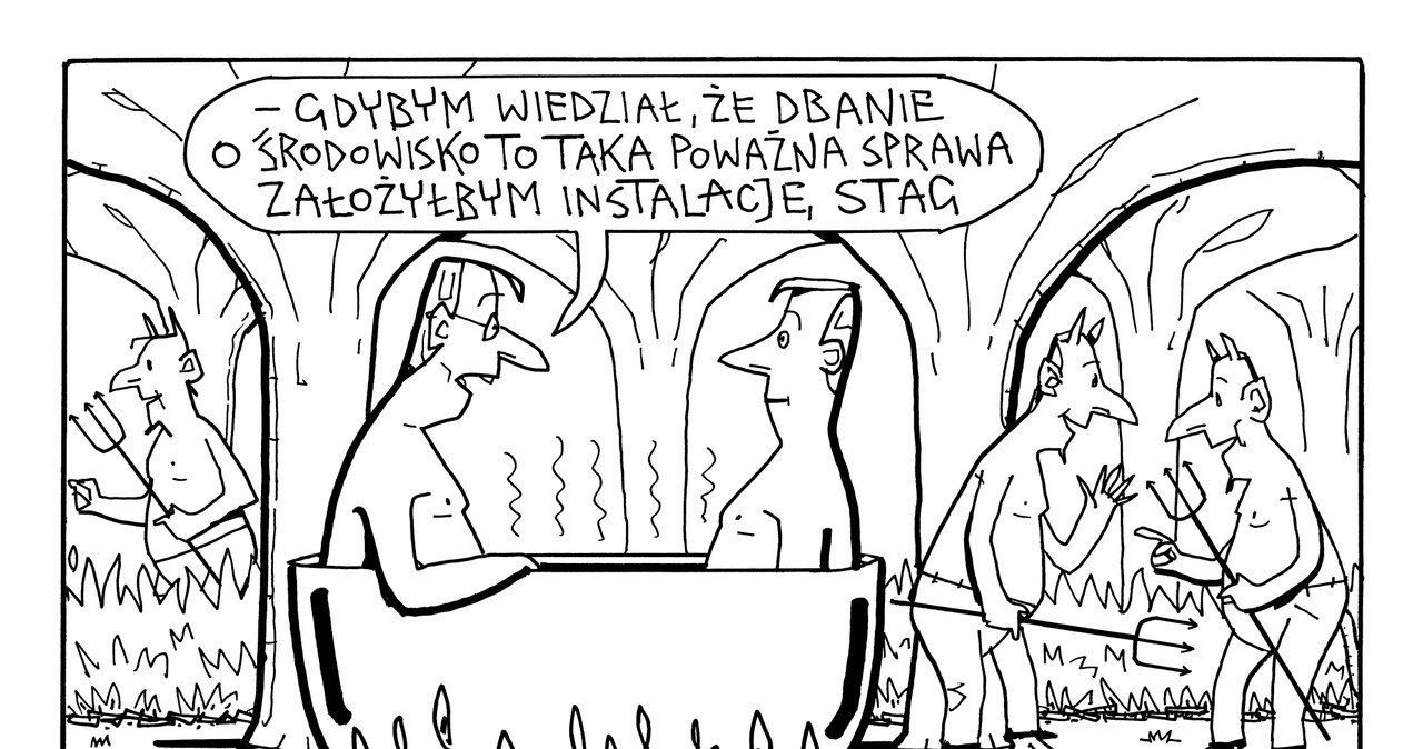 Auto na gaz emituje mniej spalin niż silnik wysokoprężny / Rys. Andrzej Mleczko /Informacja prasowa