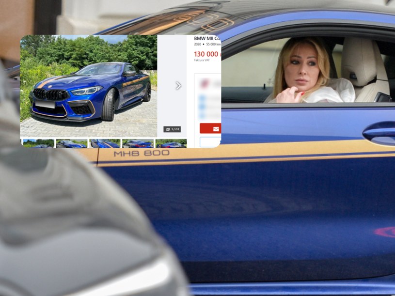 Auto Sylwii Peretti na portalu ogłoszeniowym /screen z portalu ogłoszeniowego /pomponik exclusive
