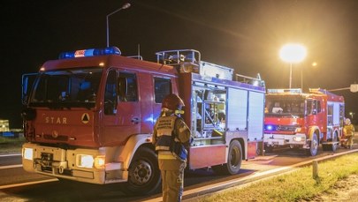 Auto w ogniu. Makabryczne odkrycie po wypadku