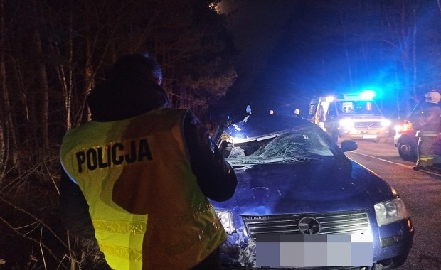 Auto wjechało w rowerzystów. Zginął ojciec, jego 15-letni syn w szpitalu