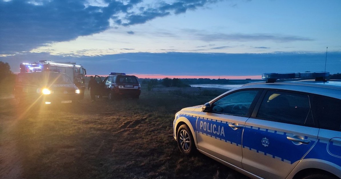 Auto z dwiema osobami zsunęło się do rzeki. Utonęła 46-latka. /Policja