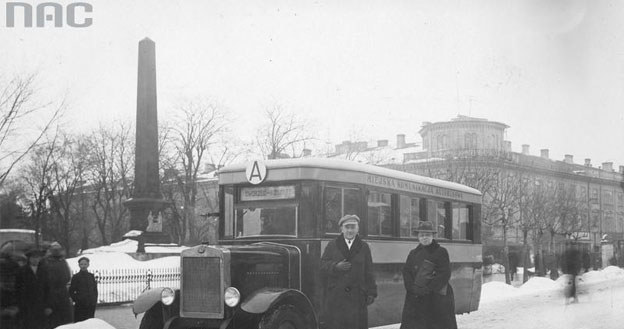 Autobus komunikacji miejskiej w Lublinie /Z archiwum Narodowego Archiwum Cyfrowego