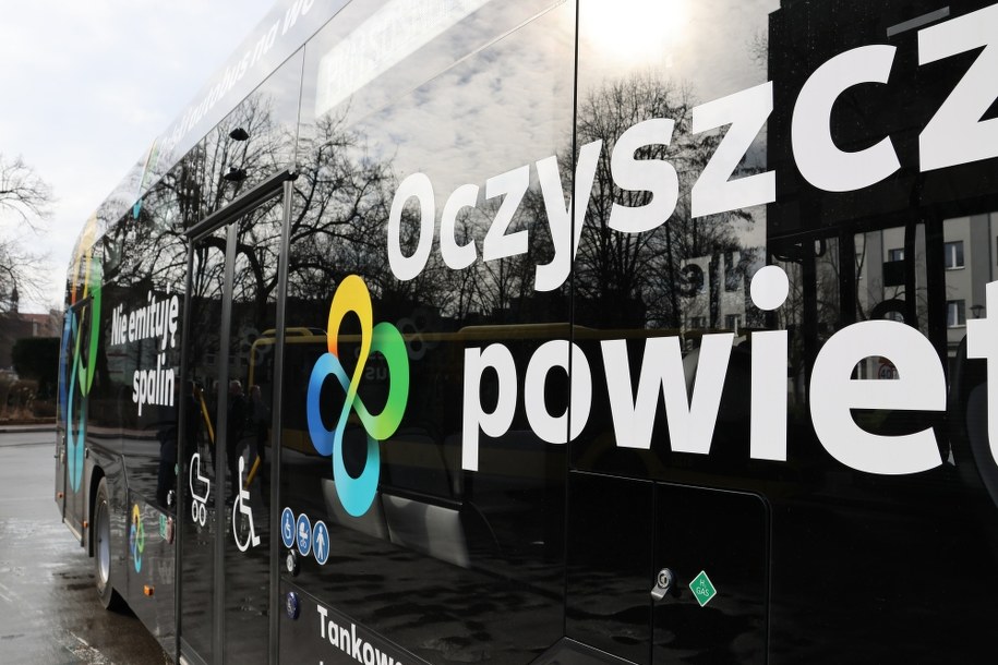 Autobus na wodór w Sosnowcu /Jacek Skóra /RMF FM