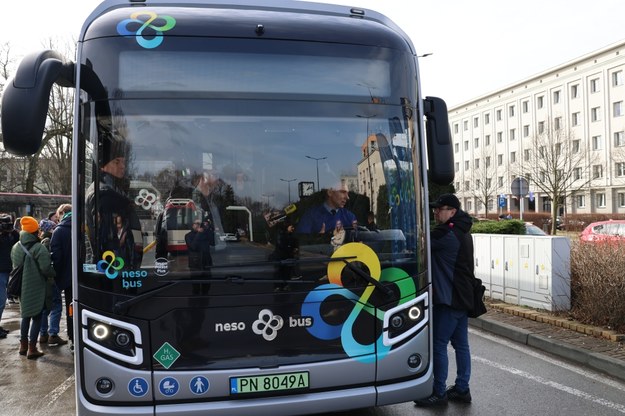 Autobus na wodór w Sosnowcu /Jacek Skóra /RMF FM