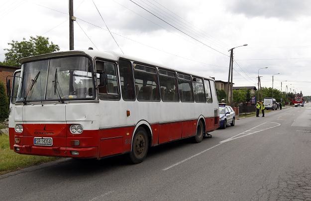 Autobus nie wyhamował przed przejściem /PAP